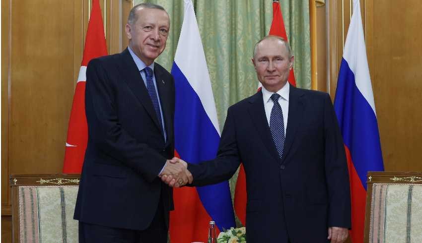 Cumhurbaşkanı Erdoğan, Putin ile görüştü